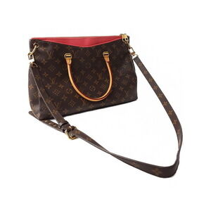 Louis Vuitton Bag Monogram Brown Leather Pallas